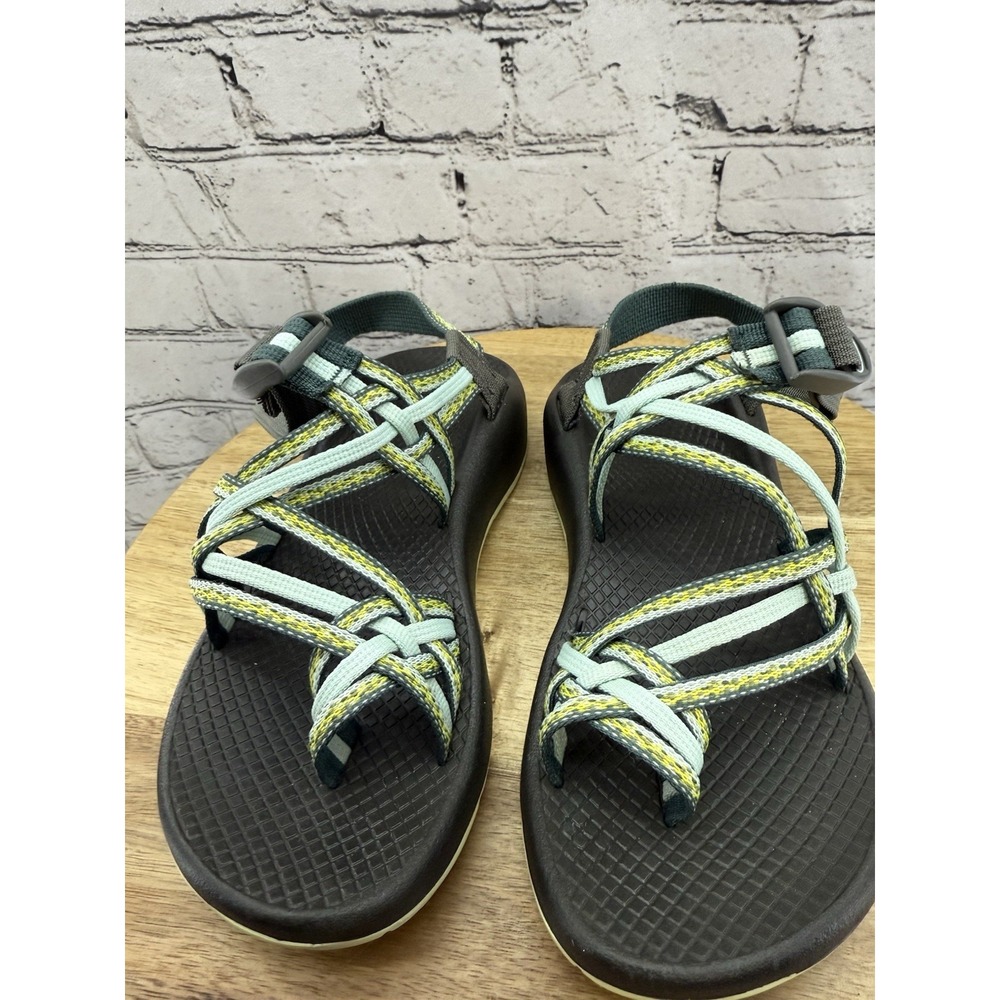 Chaco Strappy ZX3 Yampa‎ Trail Sandals J105060 Women's Size 6 Stardust Green - Picture 5 of 11